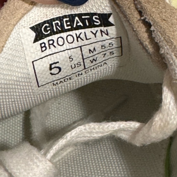 Greats Sneakers Unisex Beige White Brooklyn McCarren Mesh Sneakers Sz 7.5W/5.5M‍ - Picture 10 of 10